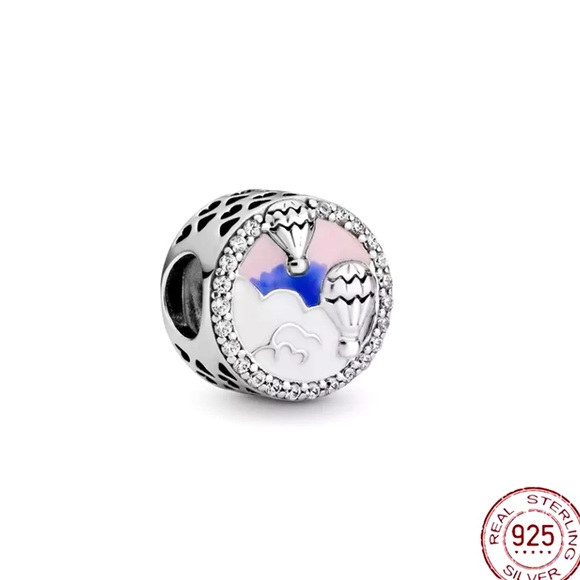 NEW HOT AIR BALLOONS & CRYSTAL CHARM - Picture 3 of 3